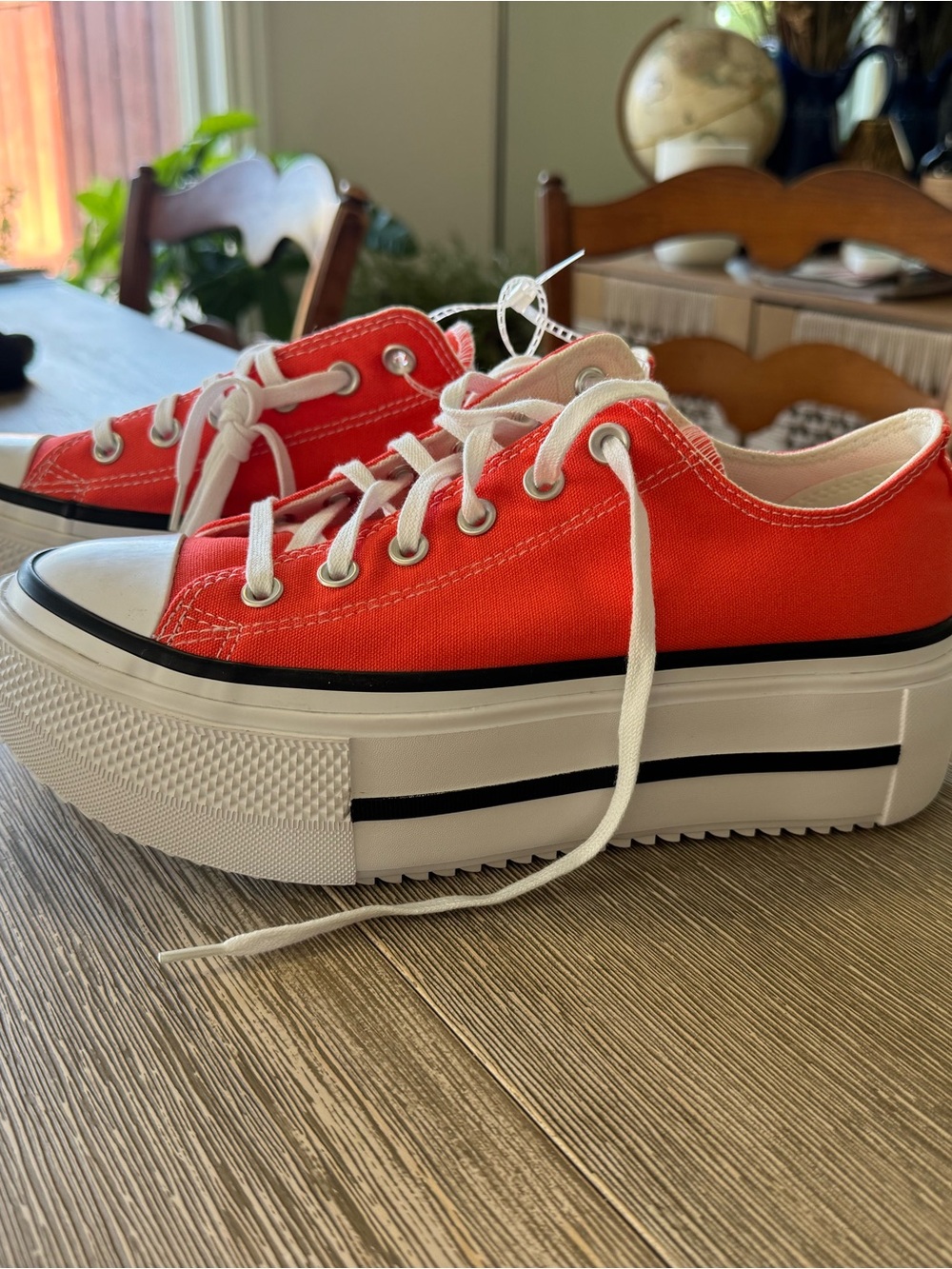 Persimmon Platform Converse Sneakers